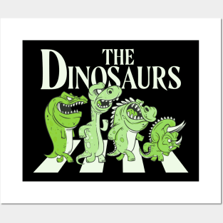 The Dinosaurs Funny Dino Design Posters and Art
